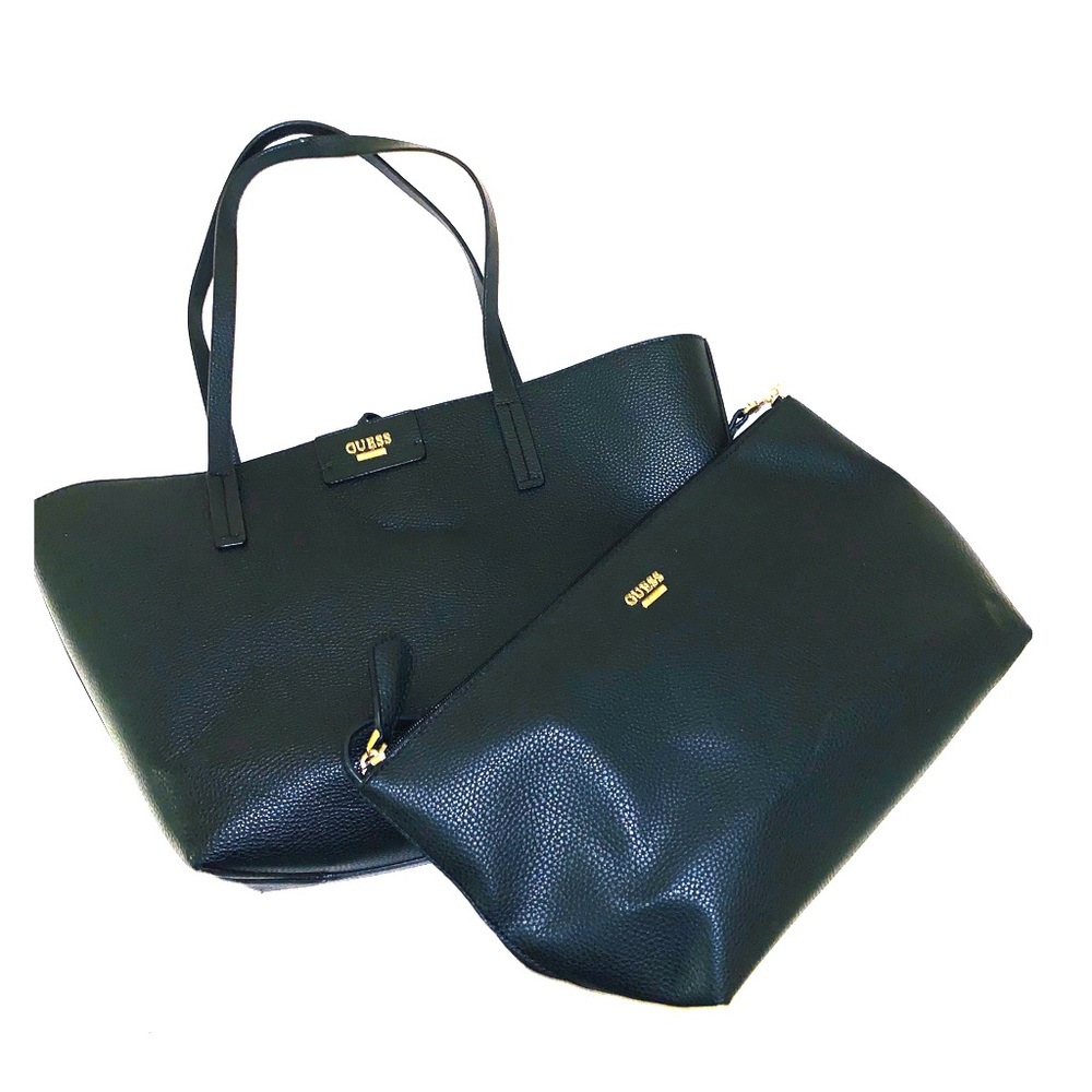 Guess Bobbi Inside-Out Reversible Tote Set